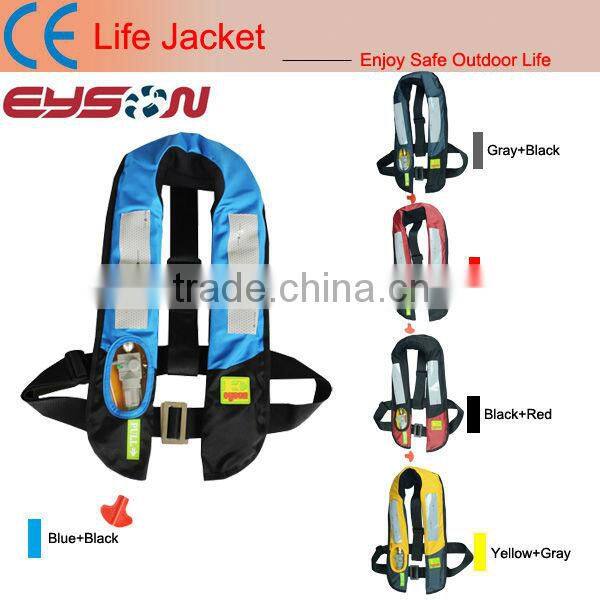 Eyson 3100RED M 24 Manual Inflatable Universal Life Jacket PFD Red