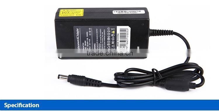 desktop power supplies 36w 12v 3a power supply with cable