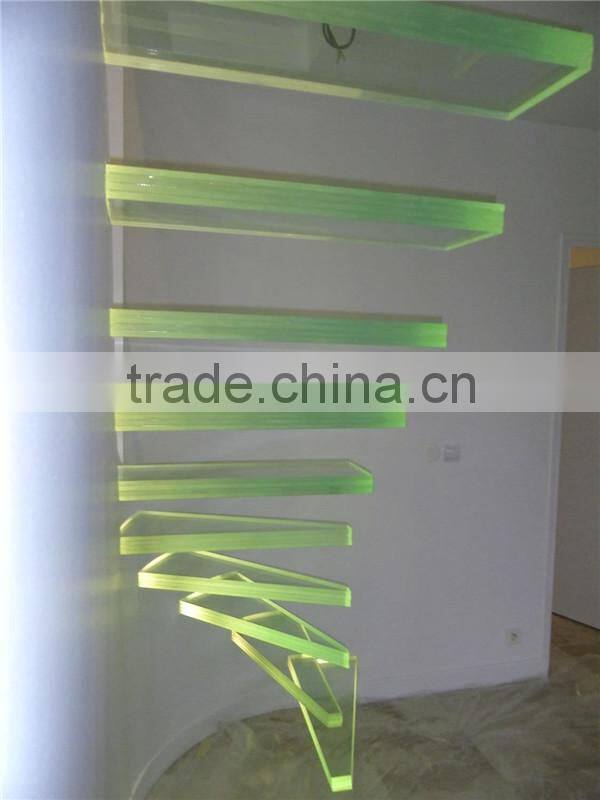 Indoor LED Glass Stairs Supplier