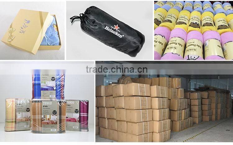 Multifunction Flannel Travel Blanket Pillow