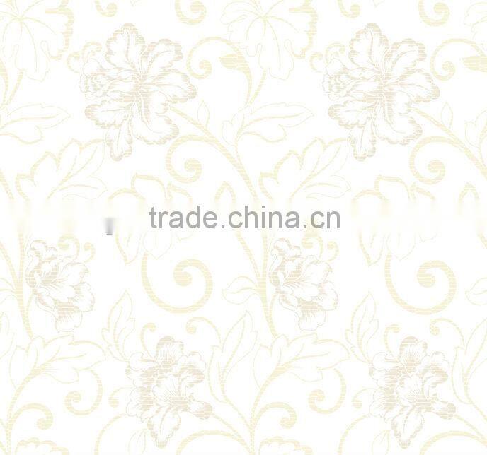 classical design wallpaper with floral pattern