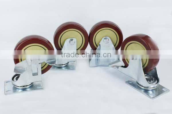 PU swivel caster