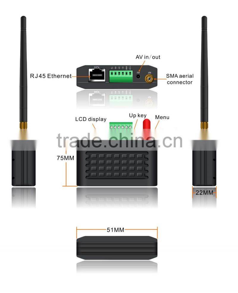 long range full-duplex cofdm transceiver data transmitter and receiver for uav