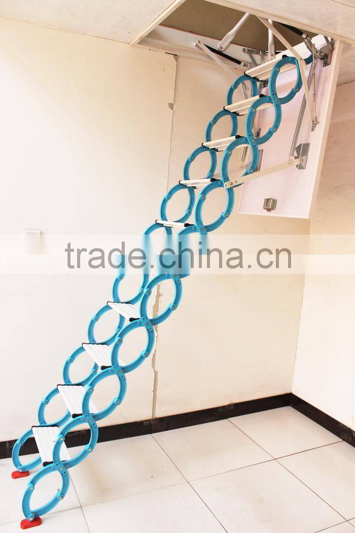 Electric remote control telescopic electric loft stair