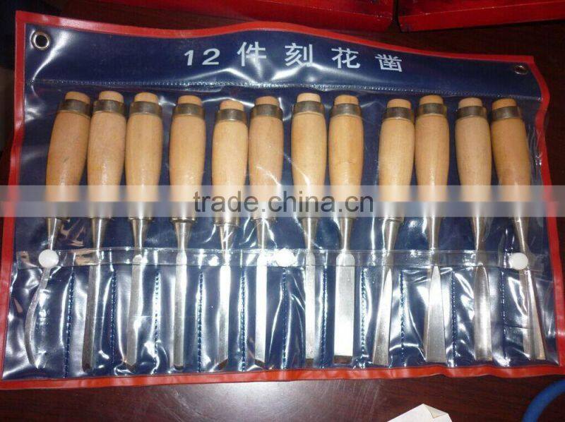 12pcs Wood Carving Chisel set
