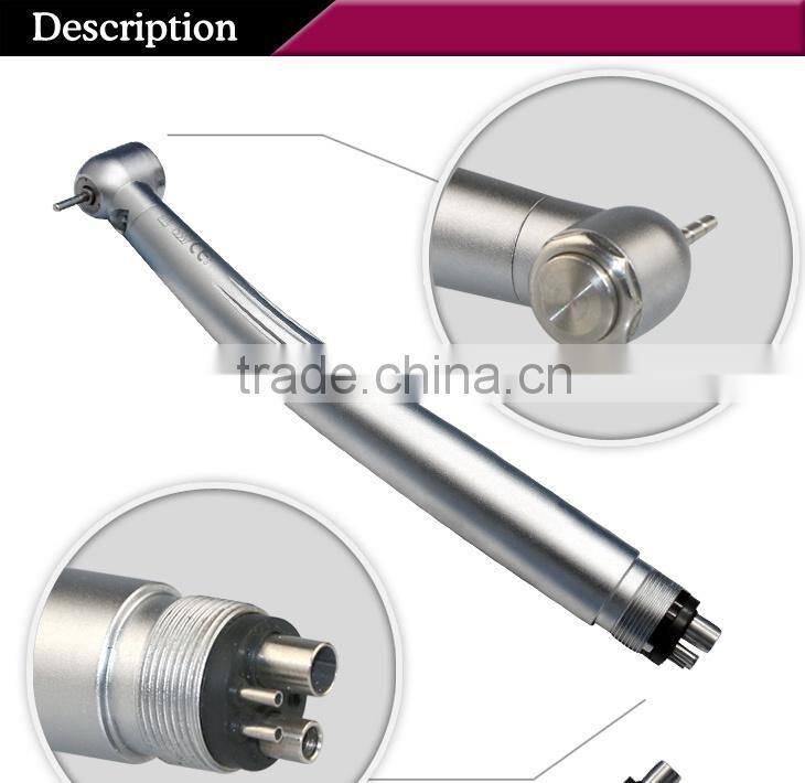 CE and ISO13485 approved high speed dental handpiece with led light