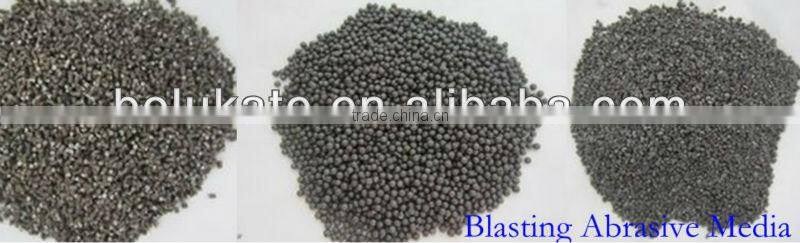 Automatic trolley type shot blasting machine