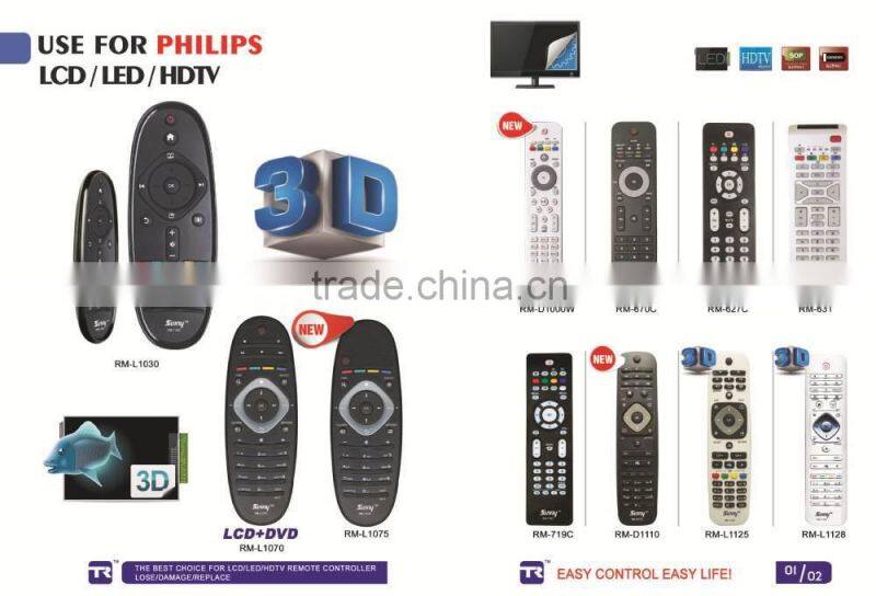 WIRELESS LED/LCD/HDTV TV REMOTE CONTROLLERS WITH BACKLIT RM-D757
