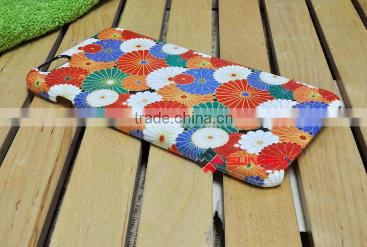 3d Sublimation case, 3D film case for iPhone 6 plus, 3D blank cover for iPhone