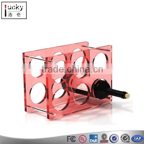 Acrylic good liquor shop display shelves