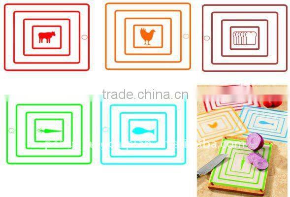 pp chopping block/plastic thin cutting board