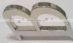 Stainless steel letter