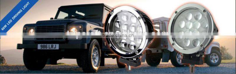 Auto parts round 60w led work light Offroad LED work lamp,4X4 led light 60w led driving light led headlight