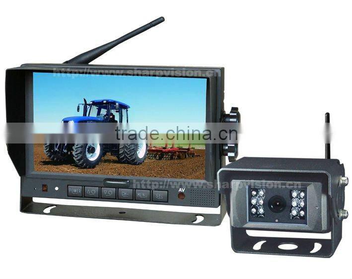 7 inch 2.4GHz digital wireless car system
