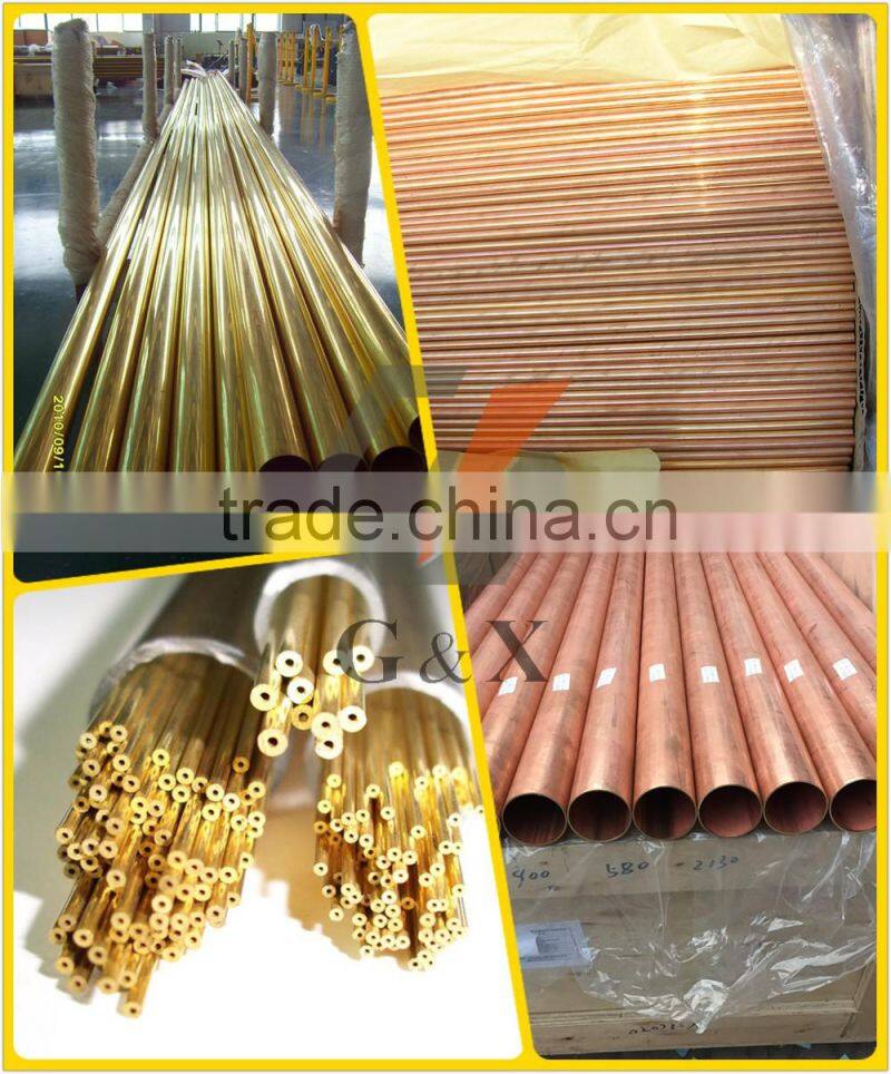 Straight Copper Pipe Type heating pipe copper prices from china