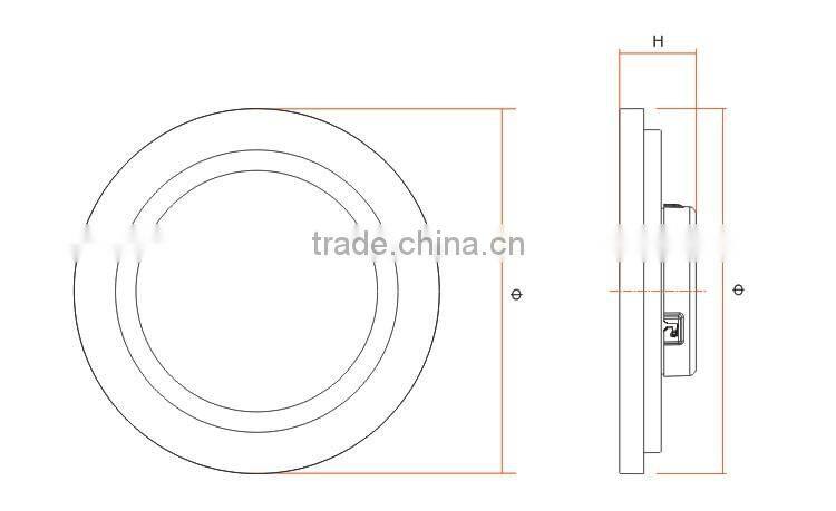 22W Dimmable RGB Single CCT LED Ceiling Light with Remote for Home