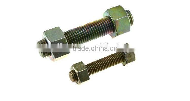 fastenal stud bolt b7 nut 2h zinc plated stud bolts