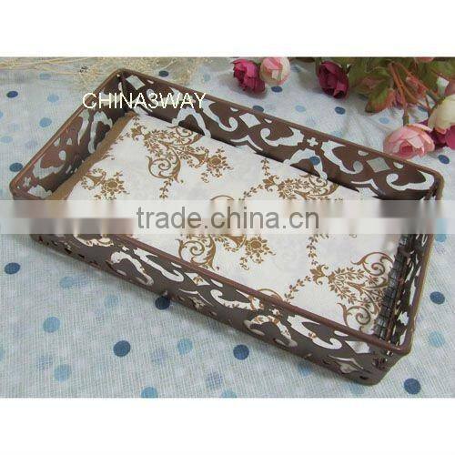 Resraurant wire metal towel holder