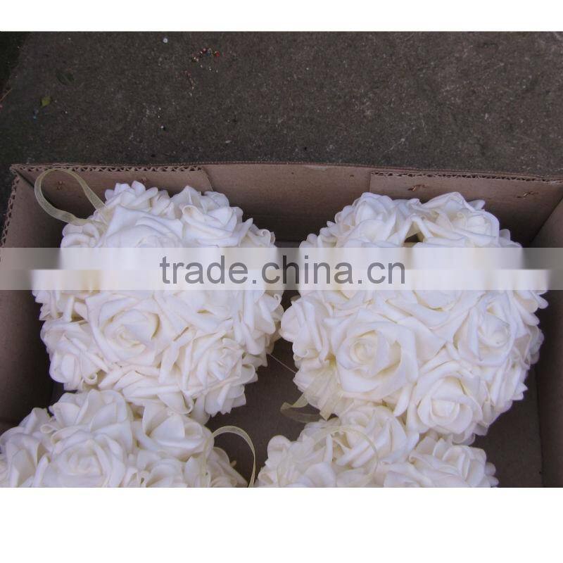 latest design wedding flower balls with crystals for wedding decor