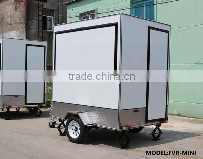 Mobile concession food cart for fast food