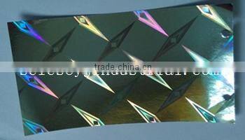 BOPP holographic lamination film for packing and printing