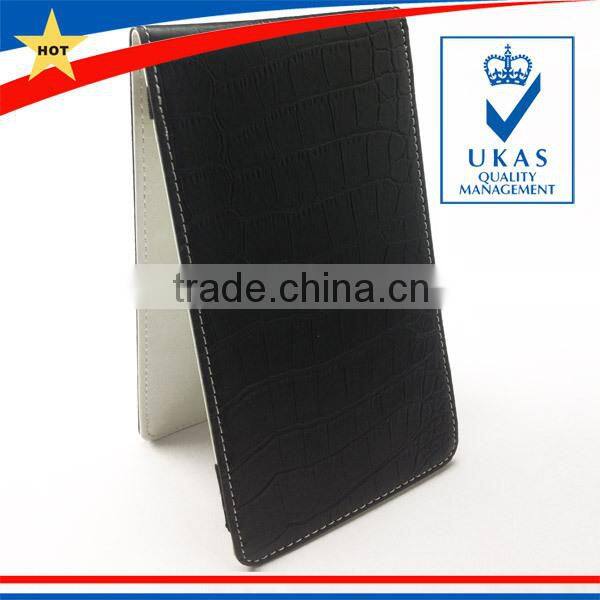 Foldable Crocodile Leather Golf Score Card Holder