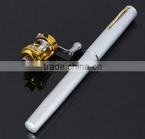 Mini Portable Pocket Fishing rod / pen fishing rod / fishing Rod Pole Reel