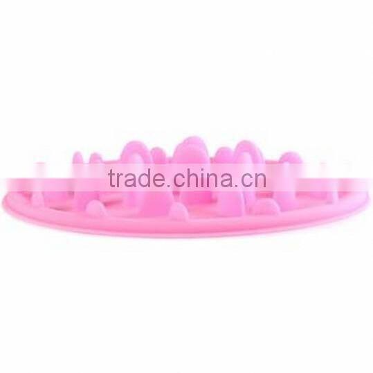 Dog Cat Slow Eating Feeder / Anti Choke Pets Bowl / Silicone dog bowl