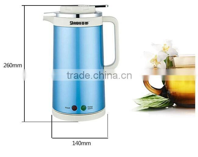 Super quality stainless steel electric kettle with good price