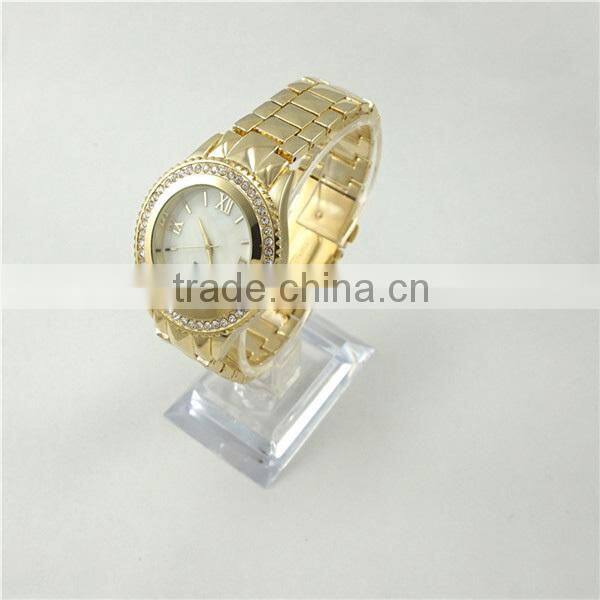 Gold plating alloy seting Quartz Watches in good quality with competitive price