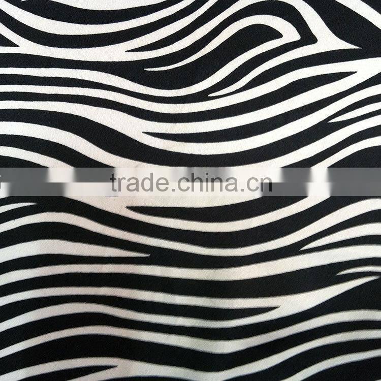 2015 latest dress designs thick polyester microfiber brushed knitting fabric for fashion garment