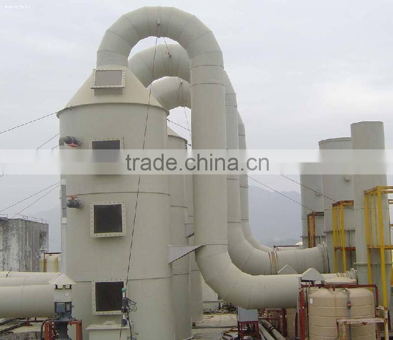 FRP scrubber for treatment gas SO2 and NO absorption tower