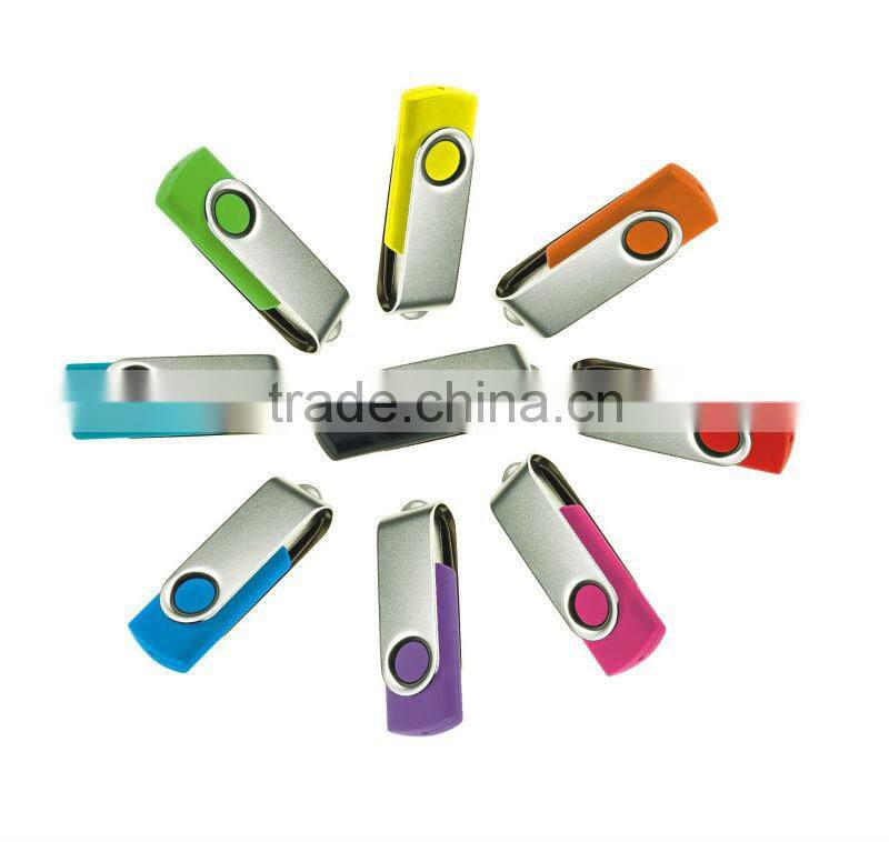 Swivel USB flash drive Twist USB pendrive cheap USB flash memory 1GB/2GB/4GB/8GB/16GB/32GB/64GB