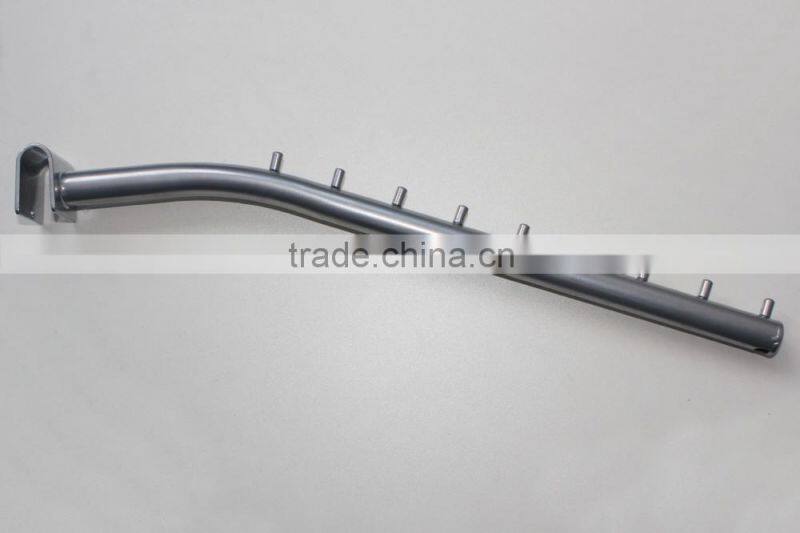 Silver powder coating metal display hanging hooks