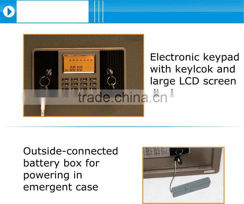 luxury intelligent high quality electronic digital home safes from ningbo safe manufacturer