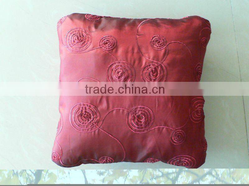 Satin emboroidered CUSHION