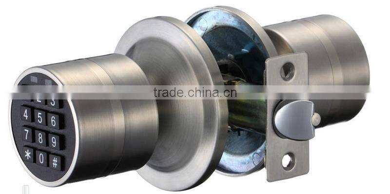 waterproof home use knob latch password card door locks