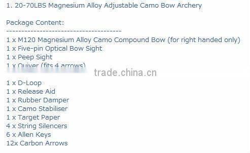 hunting compound bow made in china