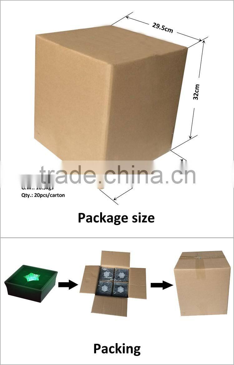 2016 red all in one plaza solar glass grave light