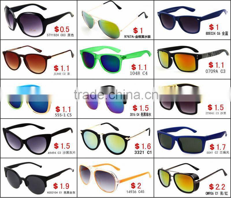 Progressive Dual Colors Rimless Women Metal Heart Shaped Sunglasses