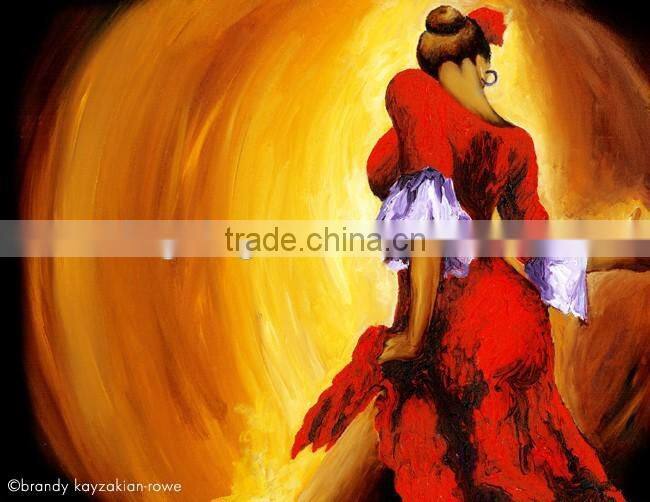 High Quality Best Price Modern Handmade Classical Dancer Painting