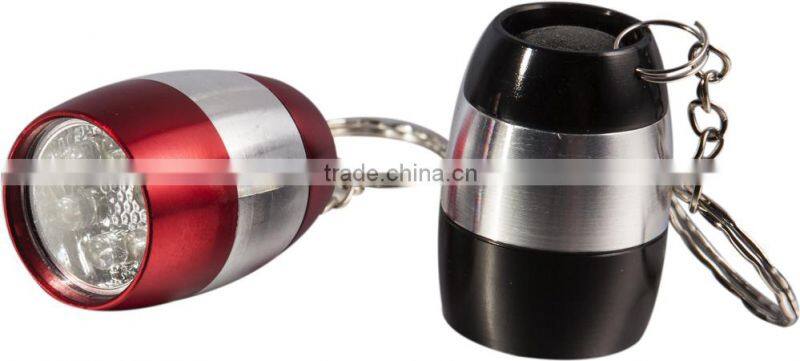 Promotional Gift High Quality Ultra Bright 6 LED aluminum led keychain light