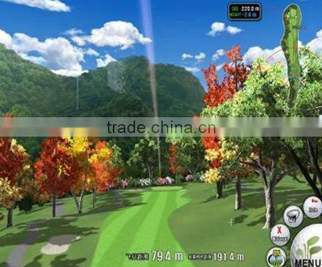 3D screen golf equipment