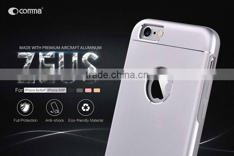 Top Selling Aircraft Aluminum+PC+TPU Cases Cover For Iphone 6 6S 6 Plus