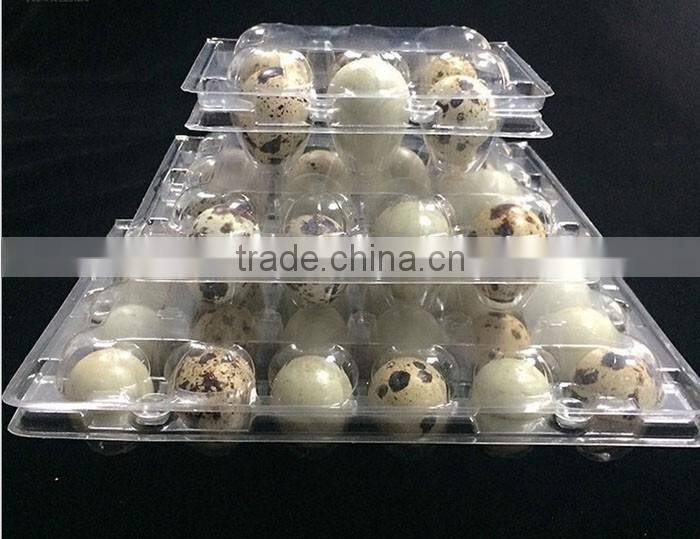 OUCHEN wholesale high quality plastic quail egg cartons tray packaging 12 18 20 24 30 holes for sale