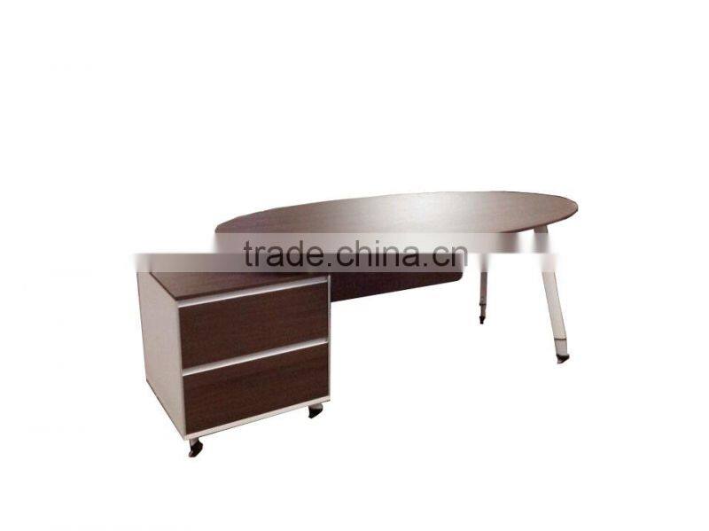 2015 new design wooden office table special shape models modern executive office desks