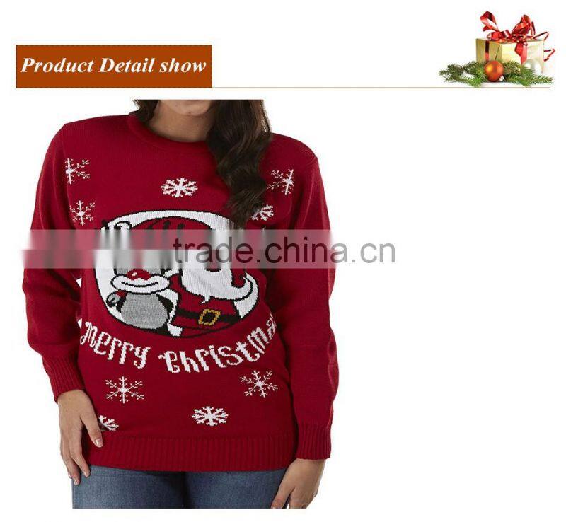 16FZCS43 kids christmas sweater knit christmas jumpers for girls