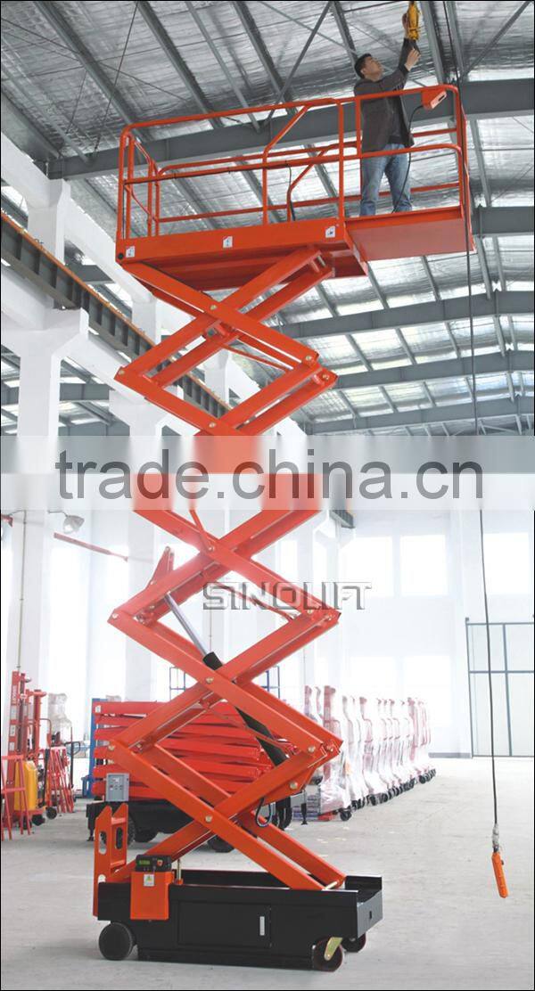 HOT! Sinolift FSJY6/FSJY8 Advanced Electric Aerial Work Platform