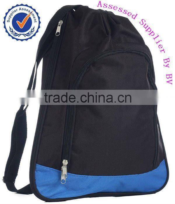 Drawstring Backpack Book Bag Expands for Extra Storage