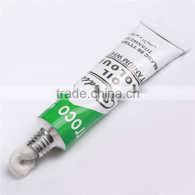 Artist's quality oil colour paints set 12 x 6ml tubes, school oil colour paints sets for students wholesale